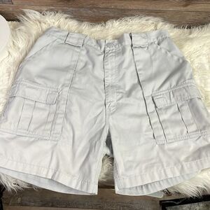 Weekender Brand Sportswear Men’s Cargo Shorts, Size 36, Light Gray